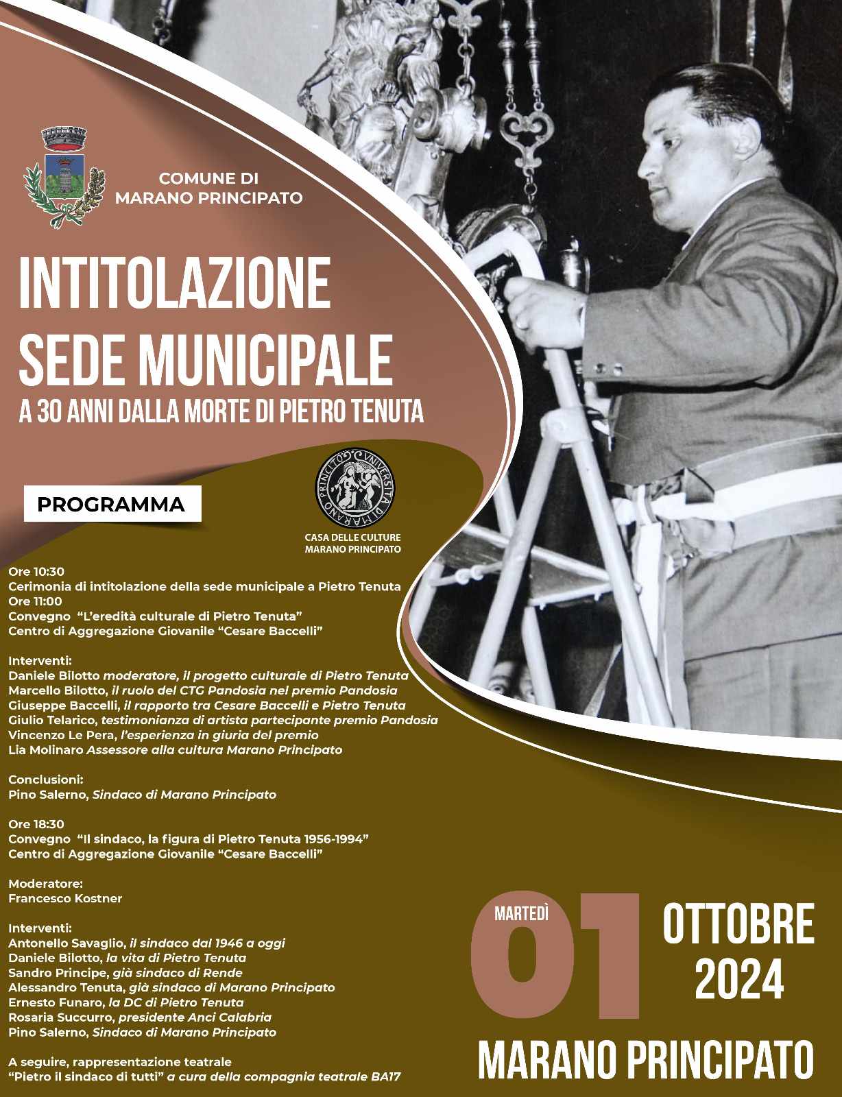 Intitolazione sede municipale